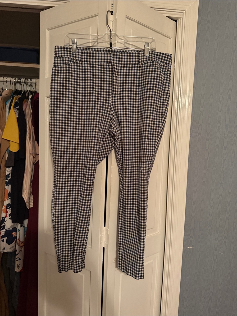 Black & White Check Pixie Pants